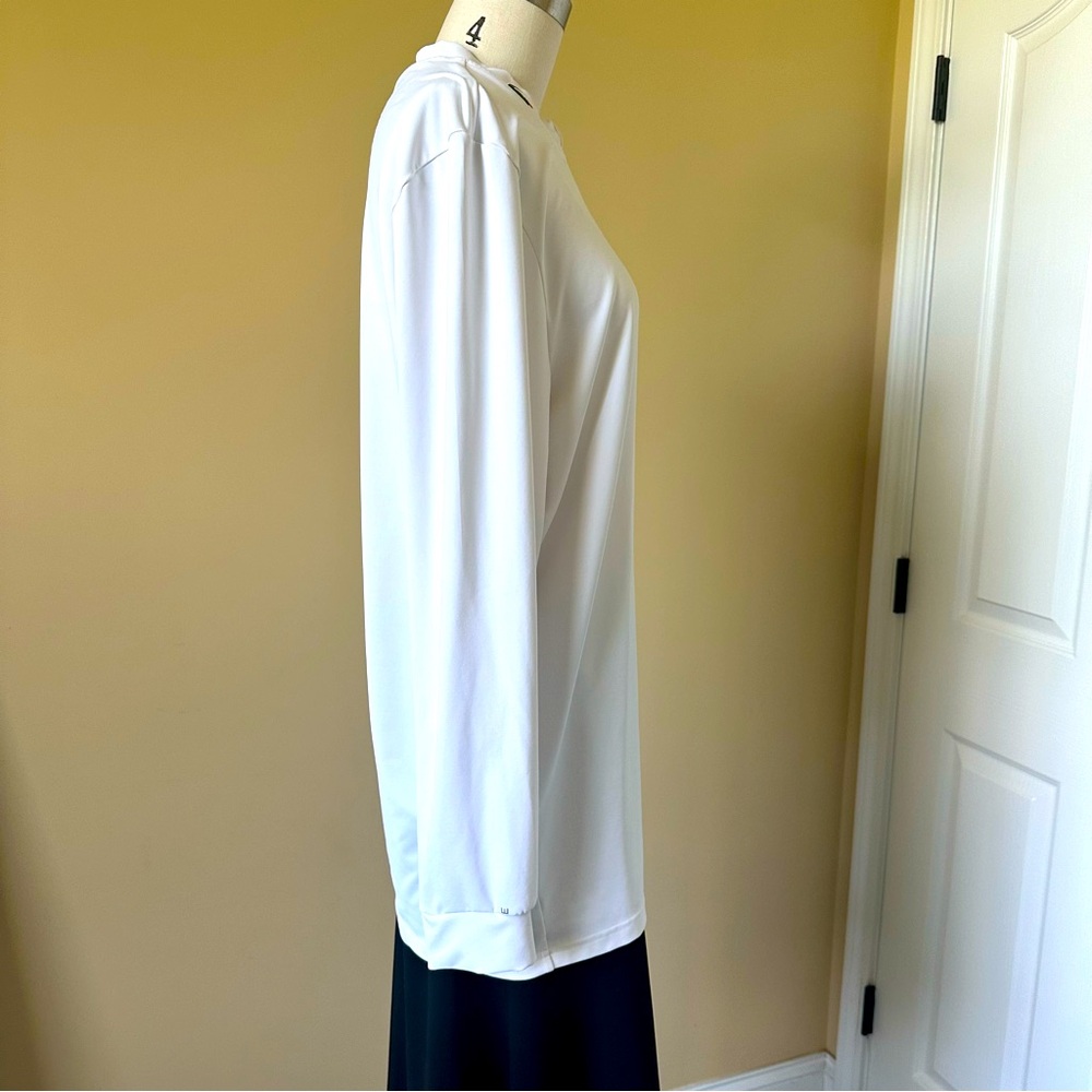 Lacoste Quarter Zip White Pullover Size XXL - Picture 6 of 7